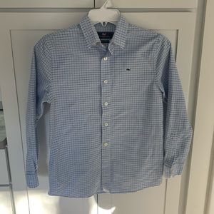 Vineyard Vines, worn once … button-down whale shirt. Too big for my son.